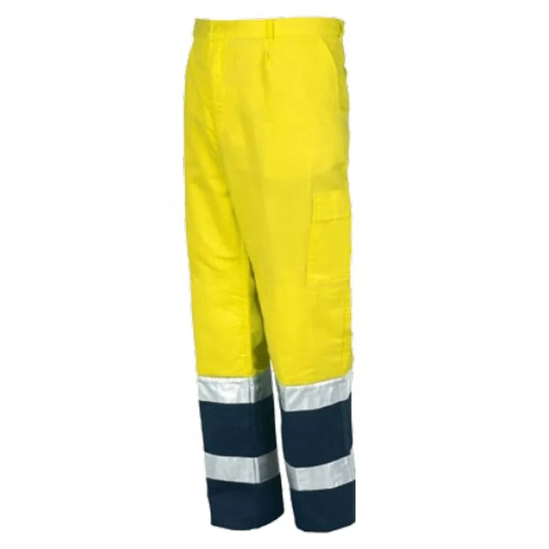 Hot Selling Good Quality En20471 Safety Security Custom Pants Mens Cargo Pants Hi Vis Work Wear Trouser