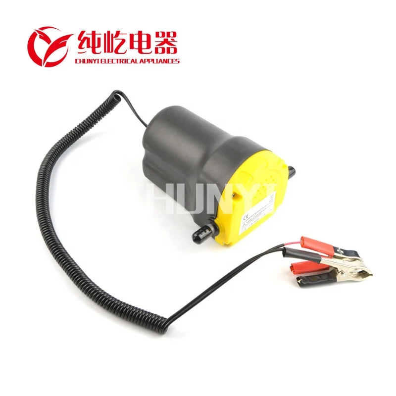 wholesale DC12V 60W 6MM oil-out  diesel fuel gear oil  transfer pump oil change extractor pump machine factory price from China