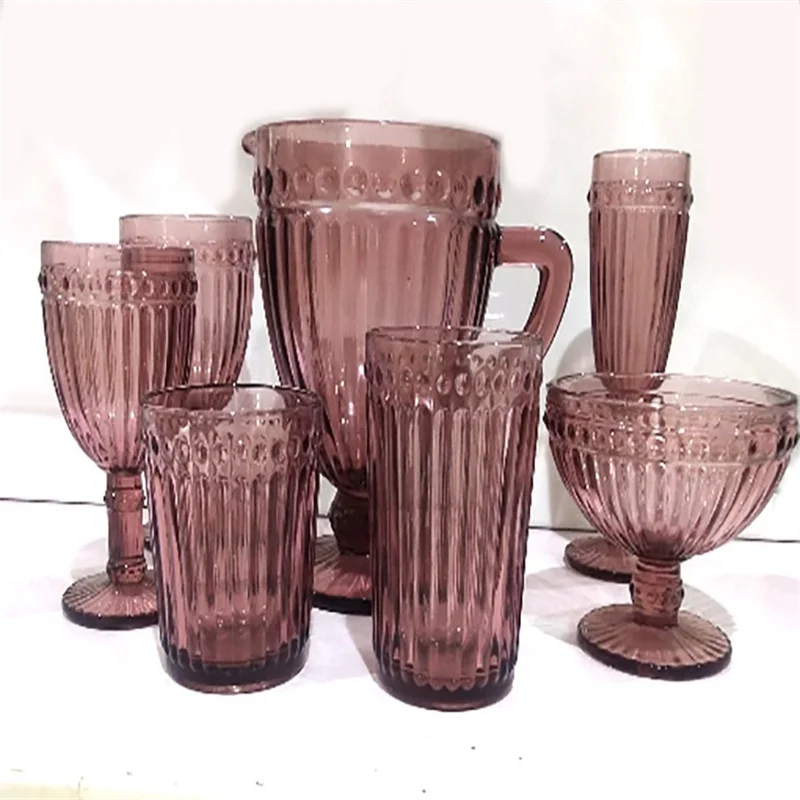 2022 New Products Eco-Friendly Beer Glasses Custom Color Stem Stemless Wine Glass Drinking Water Cup Glassware