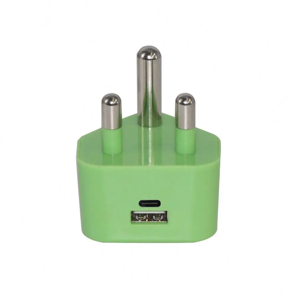 9V 2A South Africa PD Charger Dual Port USB A Type C Fast Phone Charger South Africa Power Adapter