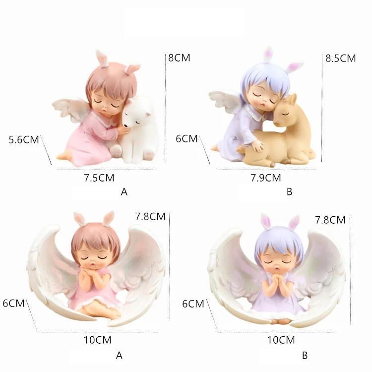 Angel Anne Cake Decoration Figure Toys Figurines For Birthday Party Cake Desktop Decor Ornament Hot Selling