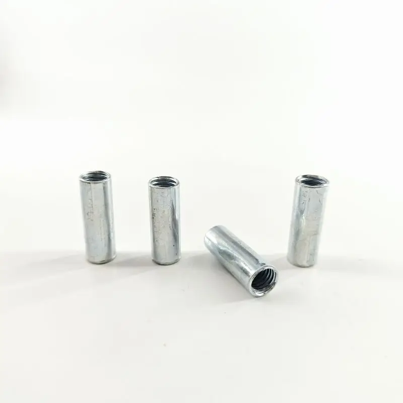 Long Round Coupling Nut 304 stainless steel hex coupling nut internal thread Extension nut