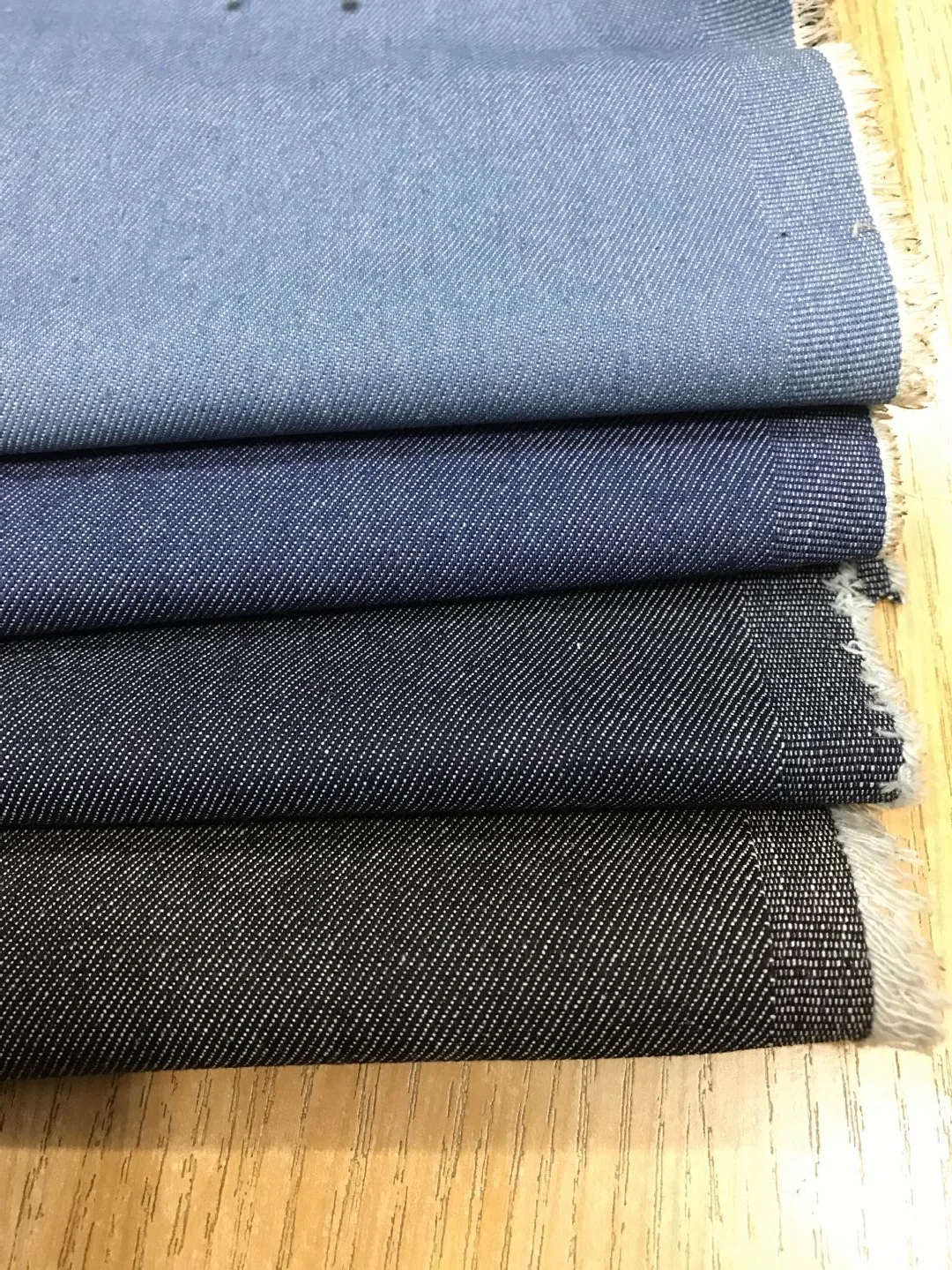 100% Cotton Twill Jeanet 40/2 Combed Cotton Denim Fabric 7oz Cotton Textile Jean Fabric