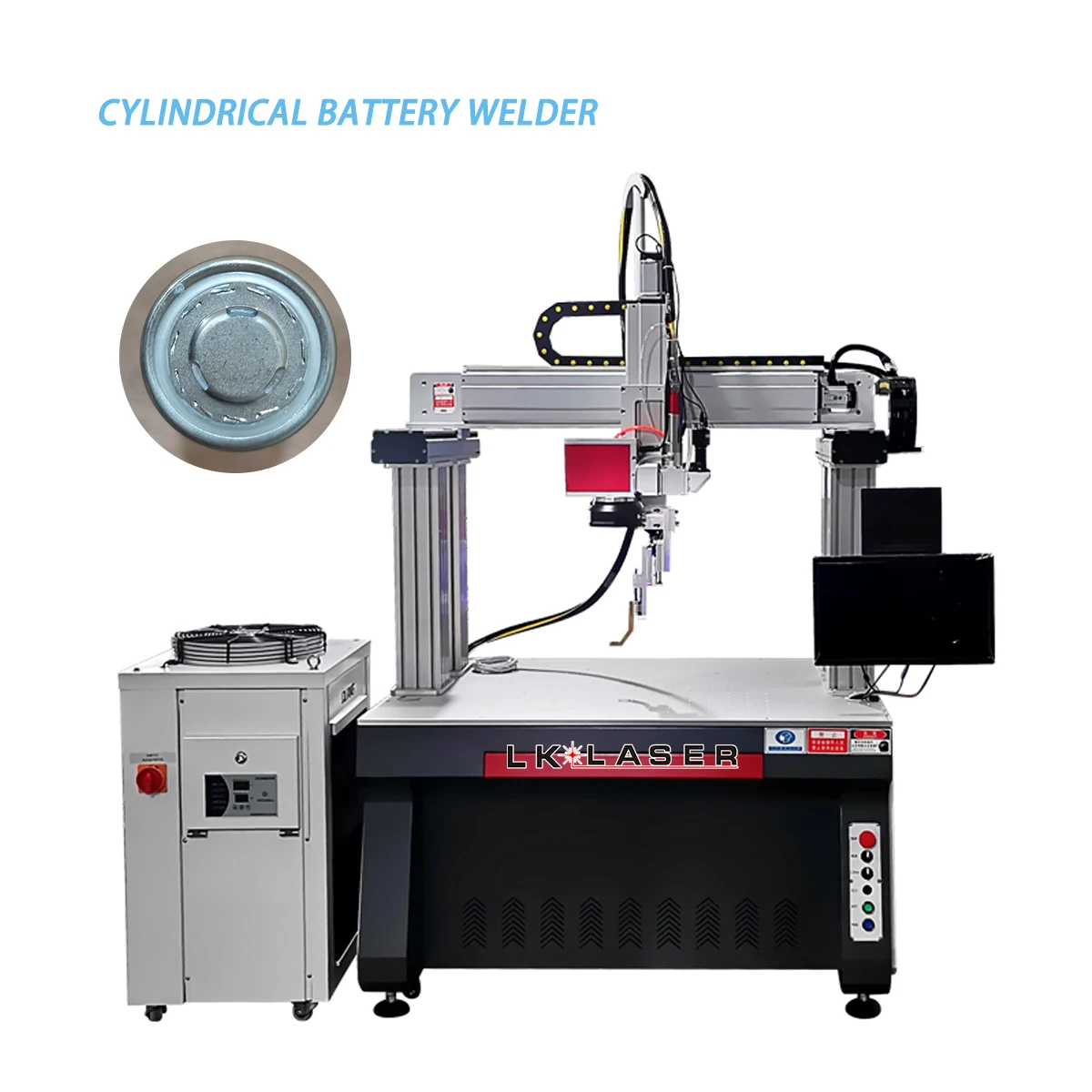 High Quality Gantry Galvanometer Laser Welding Machine for Cylindrical Battery Cap Welder