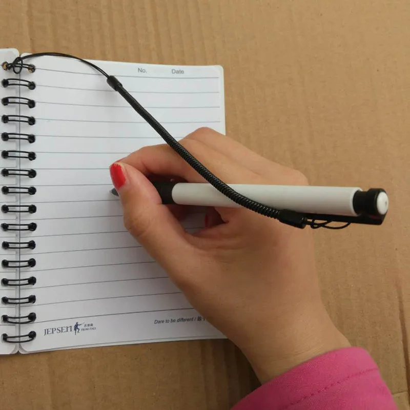 Elastic Spiral Spring Coil Strap Rope Lanyard Key Chain Black Accessories mobile phone rope pull cord rope