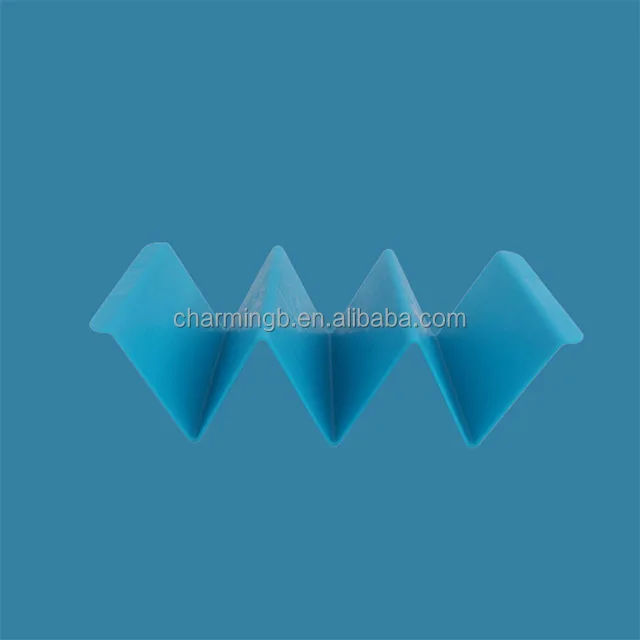 PP Colorful Microwave Safe Dishwasher Plastic Hard Sturdy Premium Large Tray Plates Taco Holder Stands