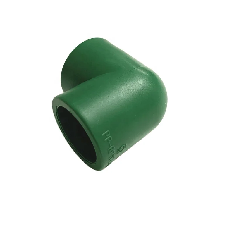 High quality customized 100% raw material 20mm to 160mm green color ppr pipe fitting
