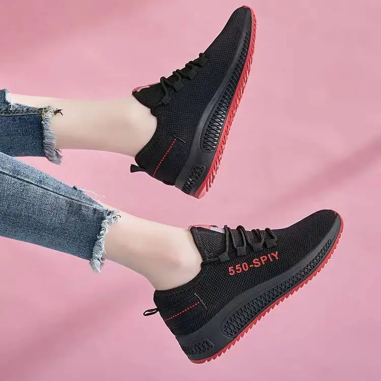 New Arrival Ladies Cheap Flat Casual Girls Fashion White Running Sneakers