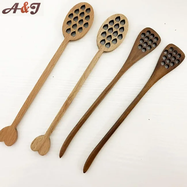 Factory directly sell wooden stirring stick for honey or jam