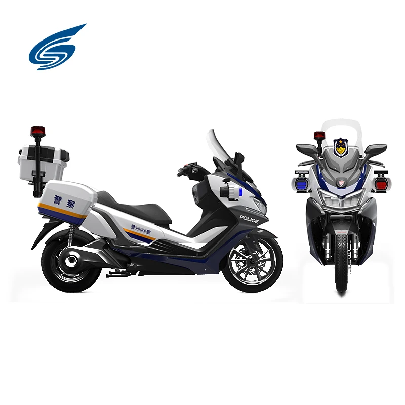 
Adult police 2 wheels transportation electric 72V electric edition motorcycle 