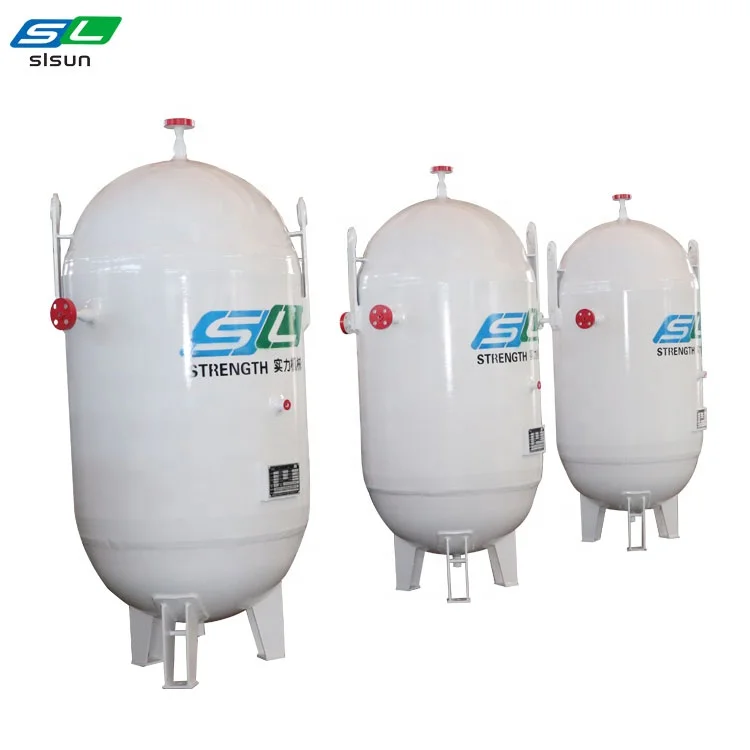 PED ASME GB стандартный бак для хранения газа высокого давления вертикальный 30 м3 1 5 МПа