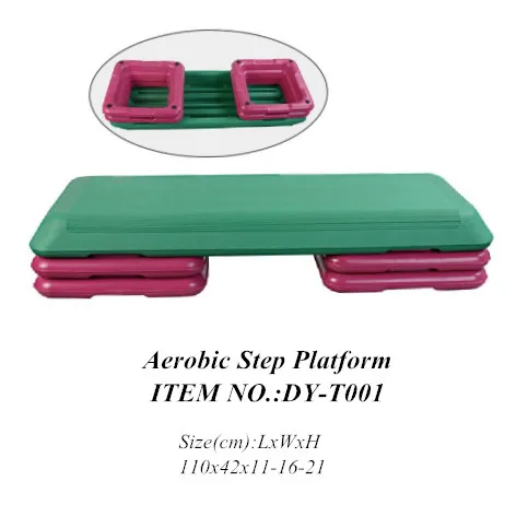 Gym Equipment Adjustable Custom Logo Exercise Aerobic Step Platform