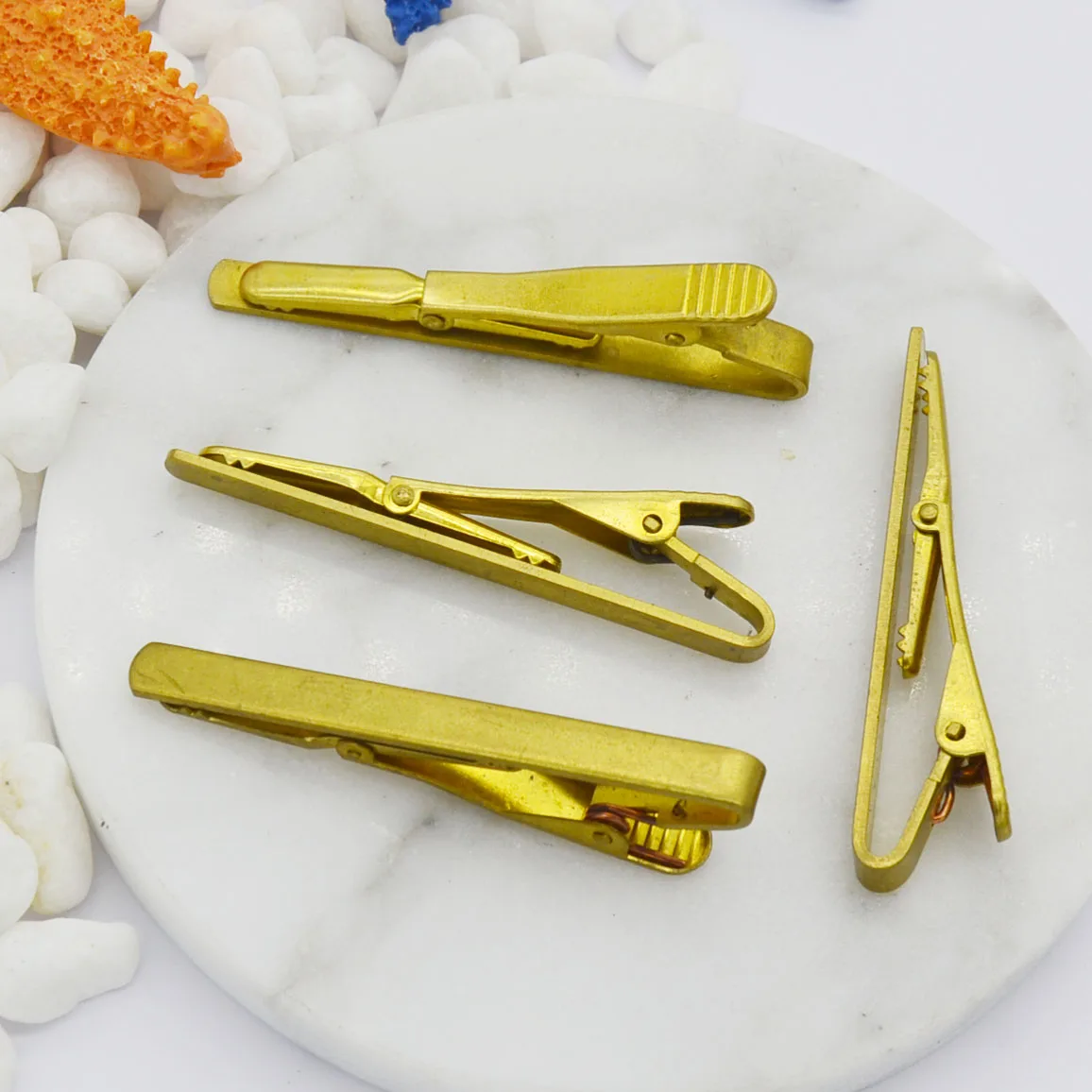 High-end Custom On Multi-coloreds Men 4 Cm Tie Clip