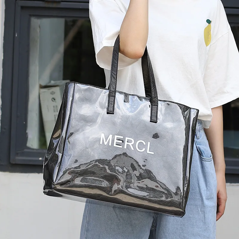 Custom Eco-friendly Waterproof Dupont Tyvek Paper Tote Bag Dupont Shopping Bag