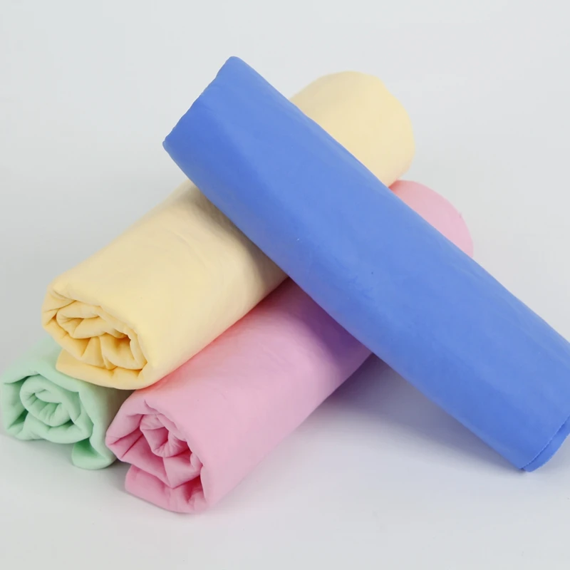 32*43 cm PVA chamois soft Towel For Many Purposes Chamois Drying Absorbent Synthetic Quick Dry Pva Shammy Cleaning