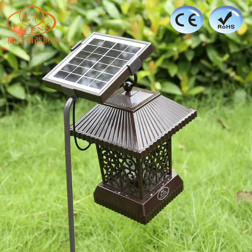
Indoor And Outdoor Electronic Bug Zapper Solar Lamp Anti Mosquito 