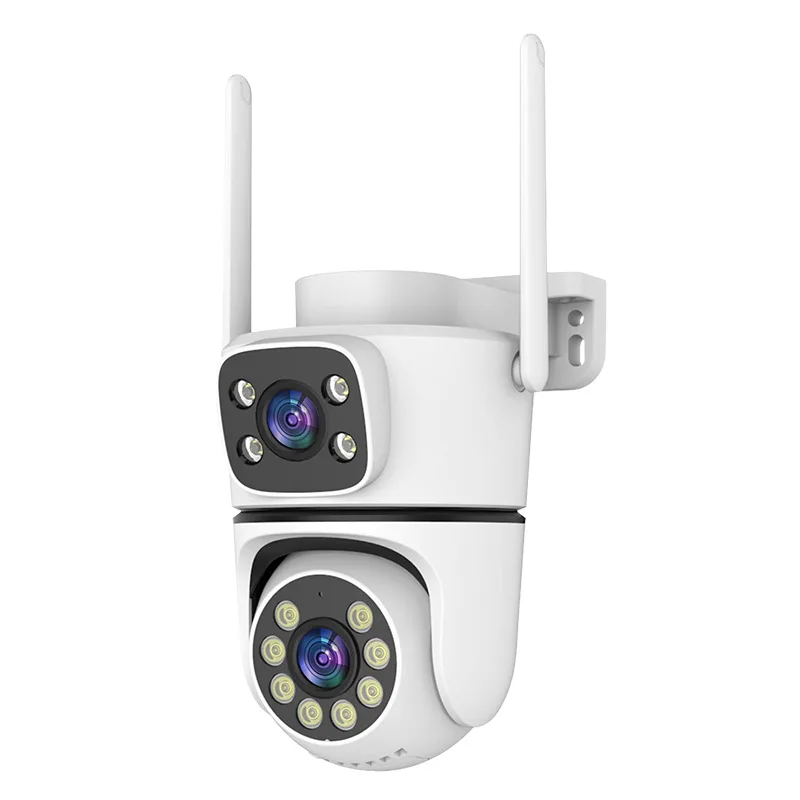 Mobile remote Wi-Fi monitoring camera, home smart intercom, dual-lens, HD waterproof