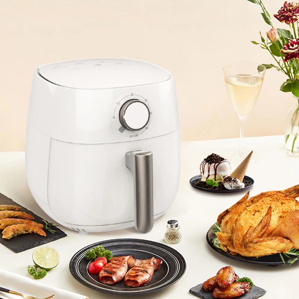 Popular Single Knob Easy To Use Family Size 4L Air Fryer