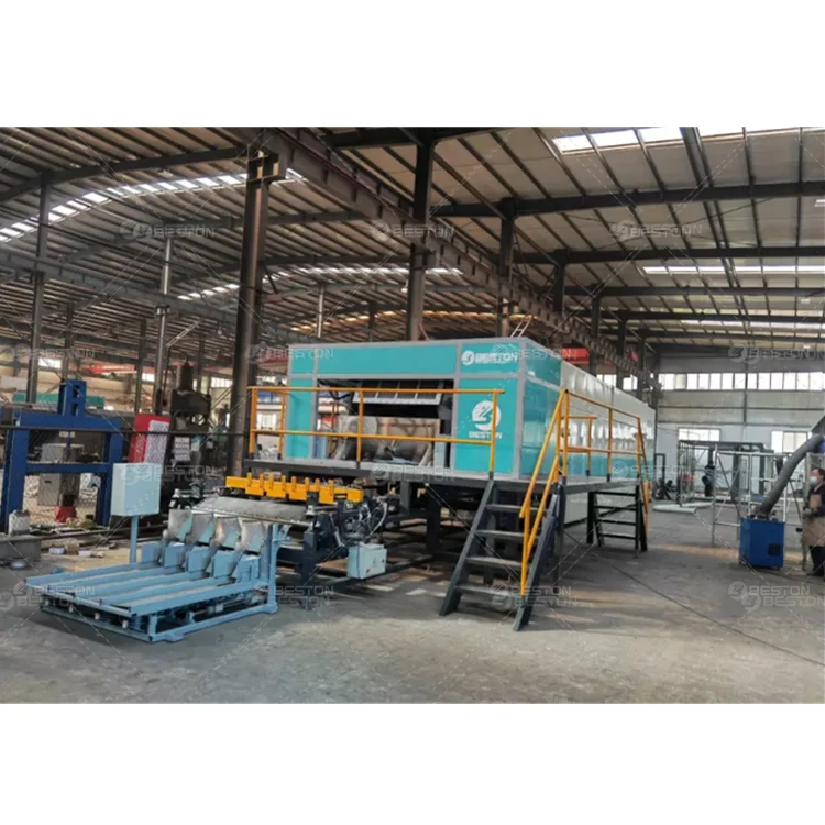 Beston Group BTF4-4 2500 pcs/h Waste Carton Recycling Paper Pulp Metal Drying Egg Tray Making Machine