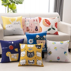 Wholesale Custom Natural Material Various Styles Printed Pillowcase for Home Decor
