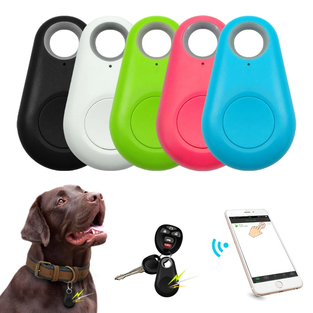 Pet Smart Gps Tracker Mini Anti-Lost Waterproof Blueteeth Locator Tracer For Pet Dog Cat Kids Car Wallet Key Collar