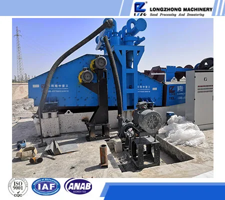 More than 98% recycling rate sand recovery system fine sand collecting machine