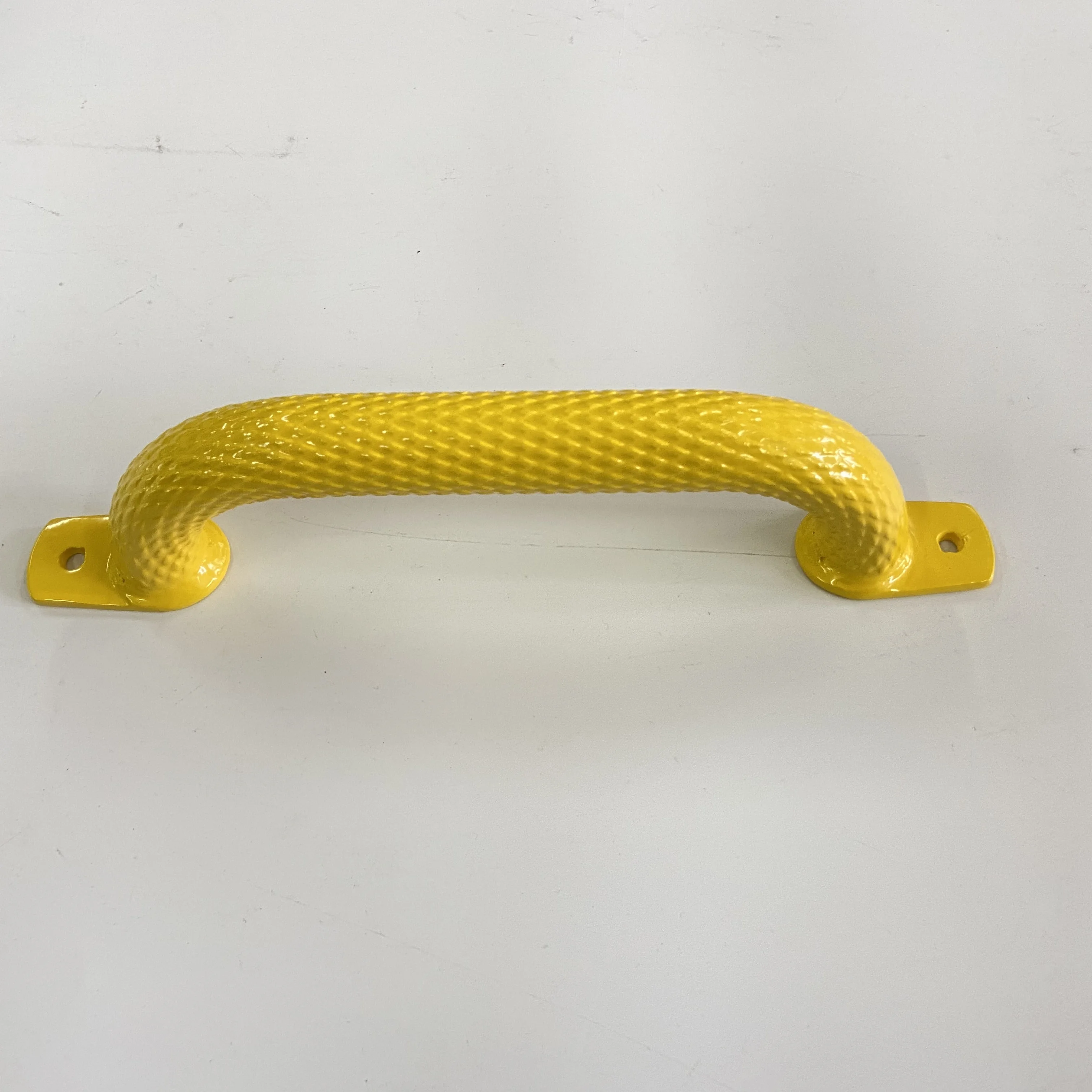 340 mm Yellow Powder Coated Bus Grip Handrail