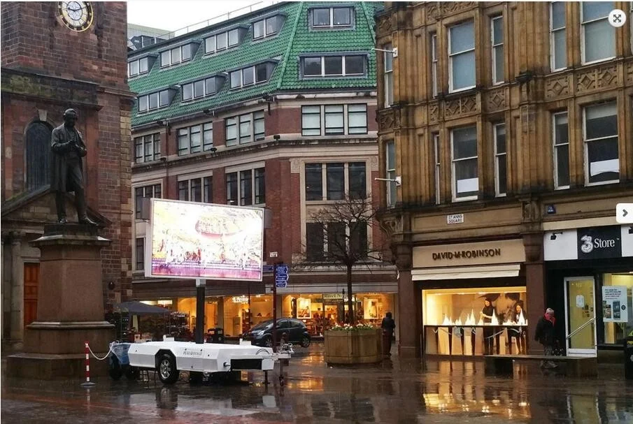 YEESO Mobile LED Billboard Advertising Trailer