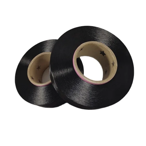 Good style black 40 spandex high resilience and high quality spandex yarn with toughness