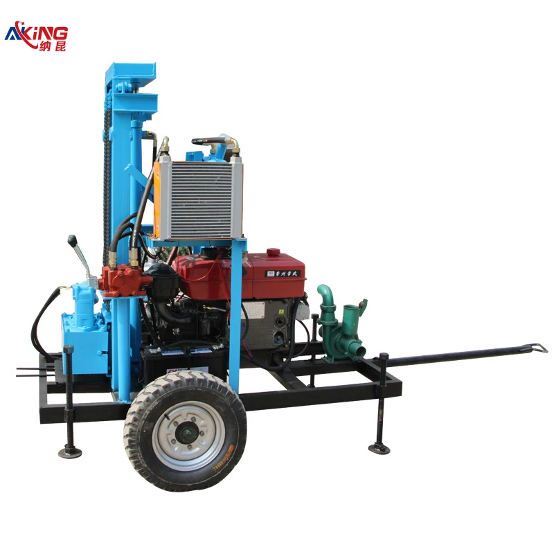 200m 300m drilling depth pneumatic DTH crawler water well drilling rig water well drilling machine