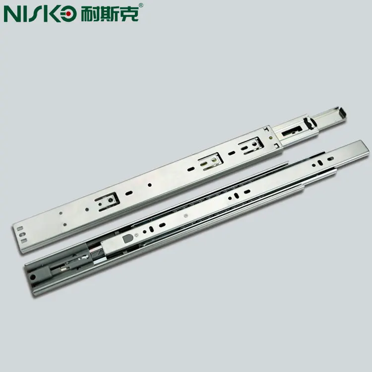 Zinc finish collapsible railing heavy duty drawer slide rail