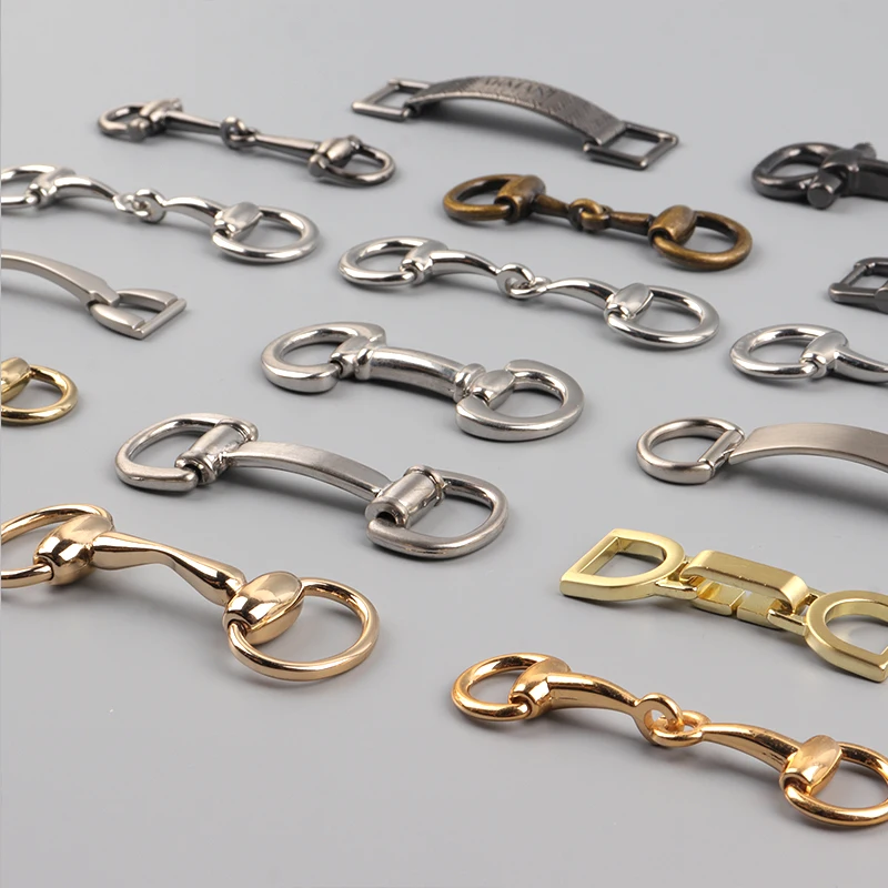 Wholesale Fashion Silver and Gold Metal Shoe Buckle Parts Chain Men Buckle Shoe For Footwear Accessory