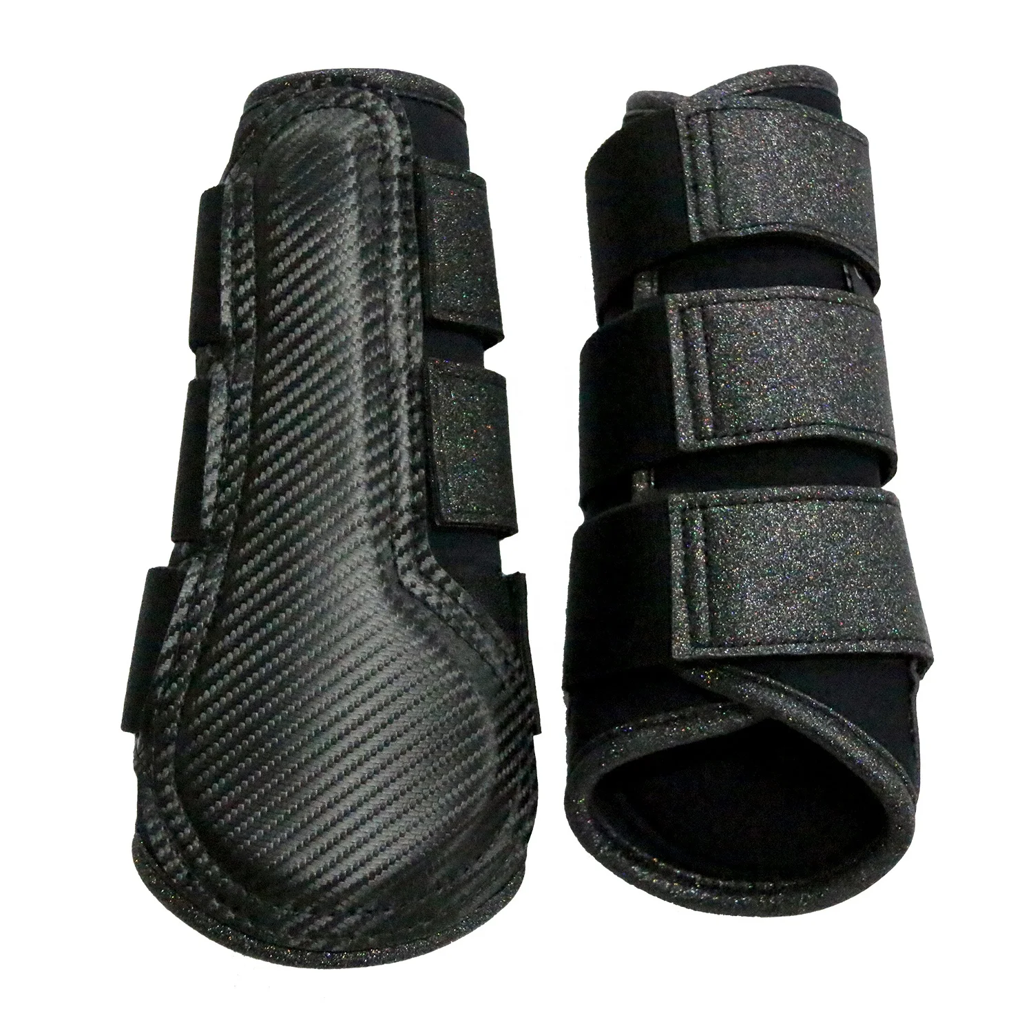 High Quality Horse Accessories Equestrian Supplier Custom Equine Products Stardust Glitter Horse Brushing Boots