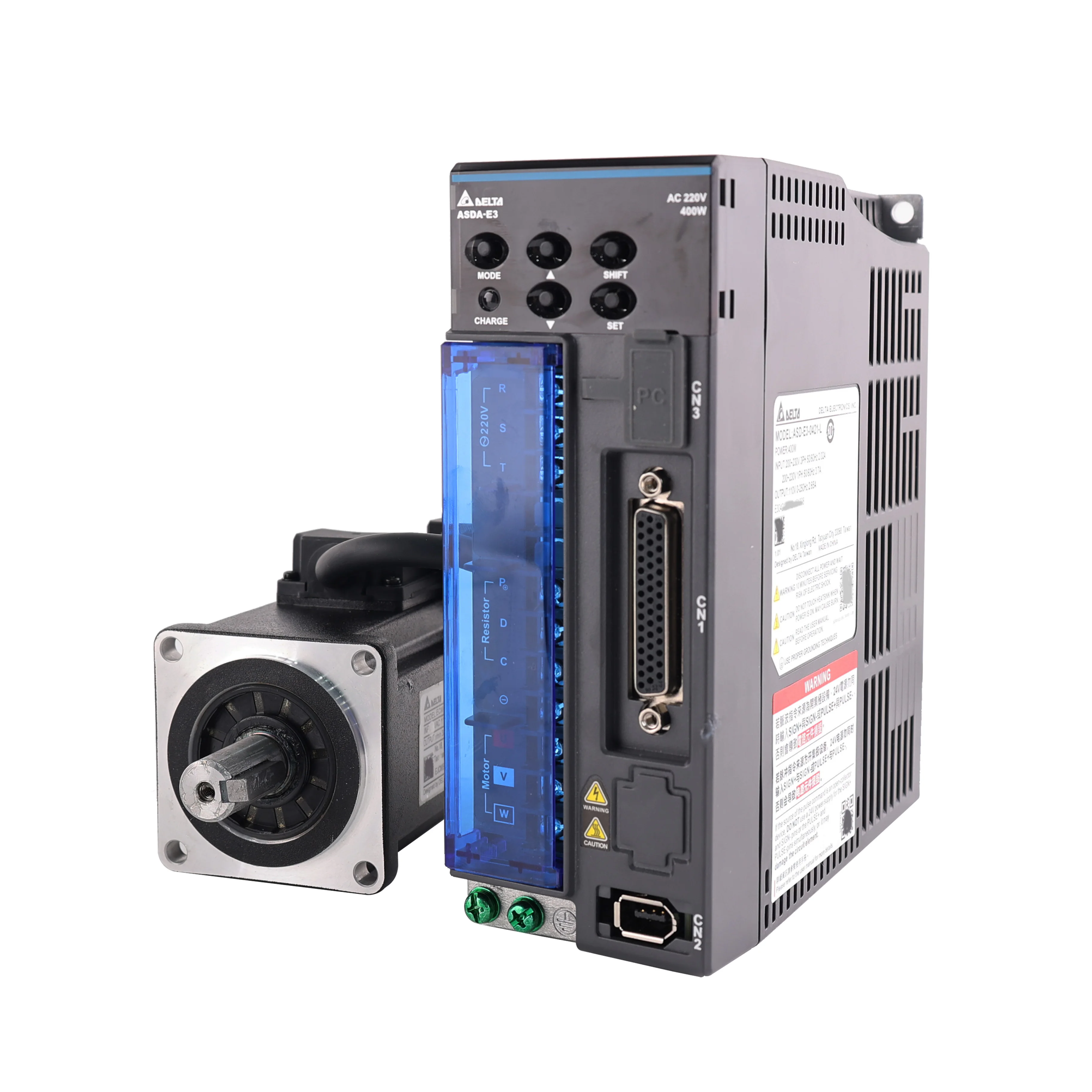 Hanbuild 0.4KW 60 Серводвигатель Delta диск комплект 1.27N.M 220VAC ECM-E3M-CM0604RSE с 3 м кабель контроллера 400 Вт серводвигатель переменного