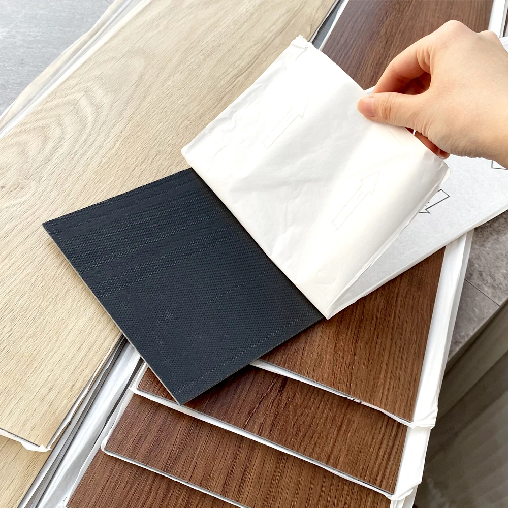 Panama Premium fireproof cover formaldehyde-free Linoleum PVC plastic Floor Waterproof LVT Deluxe vinyl self-adhesive floor