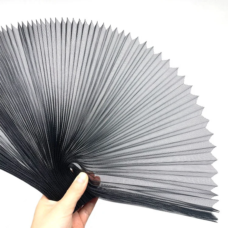 Самая низкая цена полиэстер плиссе насекомых москитная сетка экран сетка окно москитная сетка полиэфирная Складная сетка