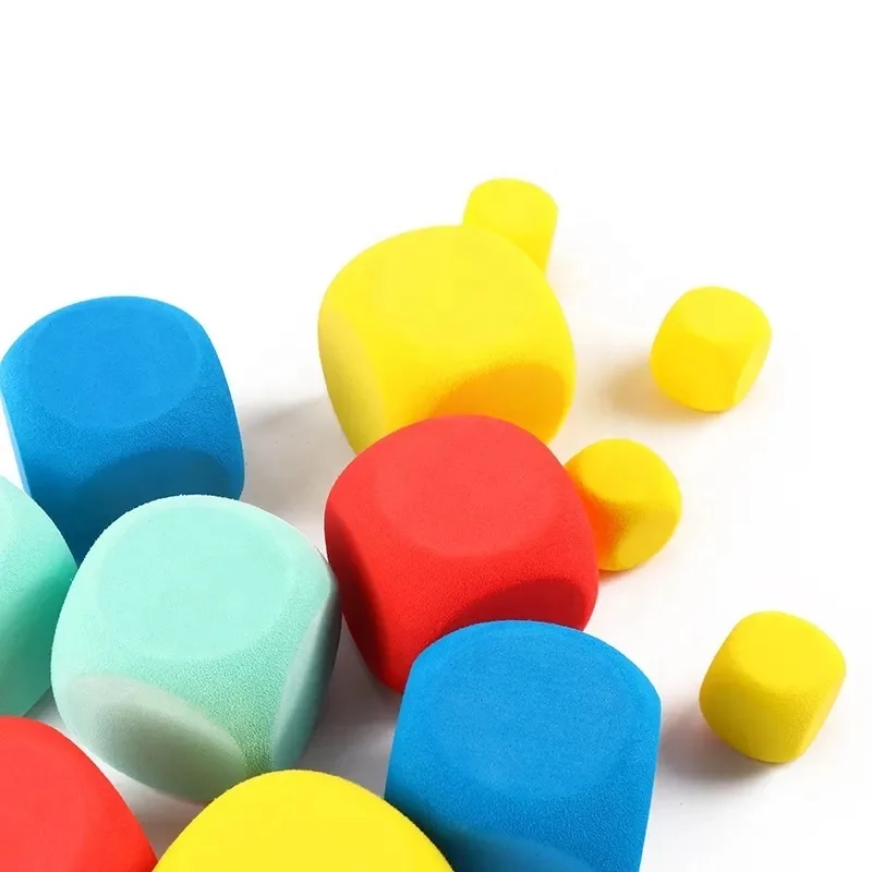 Custom Logo Dice Adult Fun Sex Game Gift Diy Blank Bouncing Large Customized Eva Foam Dice