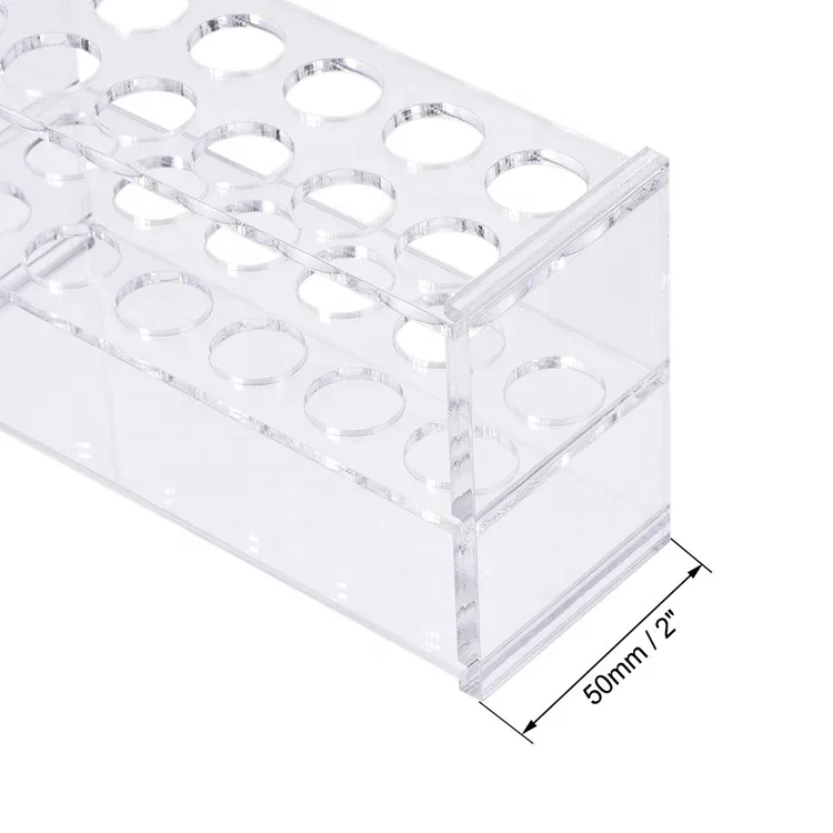 Акриловая стойка для пробирок с 12 отверстиями держатель из оргстекла хранения лабораторных принадлежностей