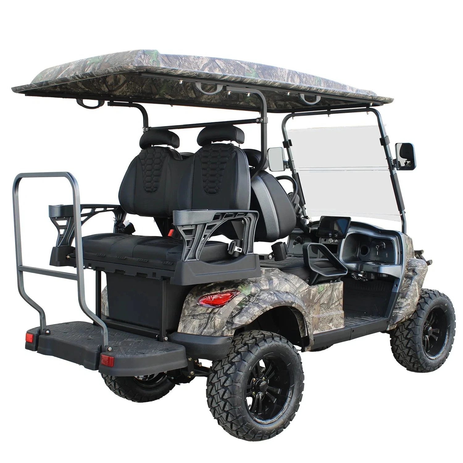 4 Person 72v electric lifted golf cart off road buggy with lithium battery