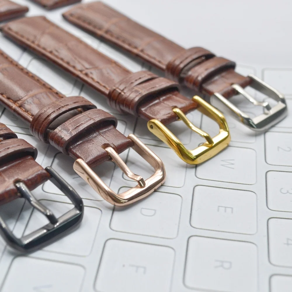 Wholesale fashion Cheap price split hide handmade leather watch strap for 12 14 16 18 20 22 23 24 mm watch band