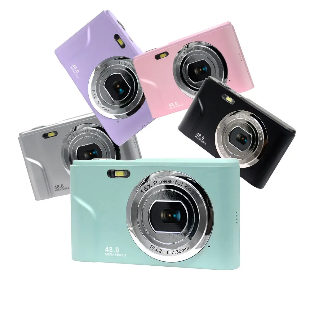Professional Photo gift digital cameras Rechargeable portable  mini cameras vlog cameras