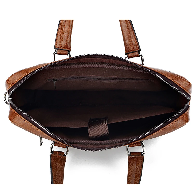 Bagsplaza  Waterproof Vintage Berifcase custom luxury genuine leather laptop bags & covers for men office