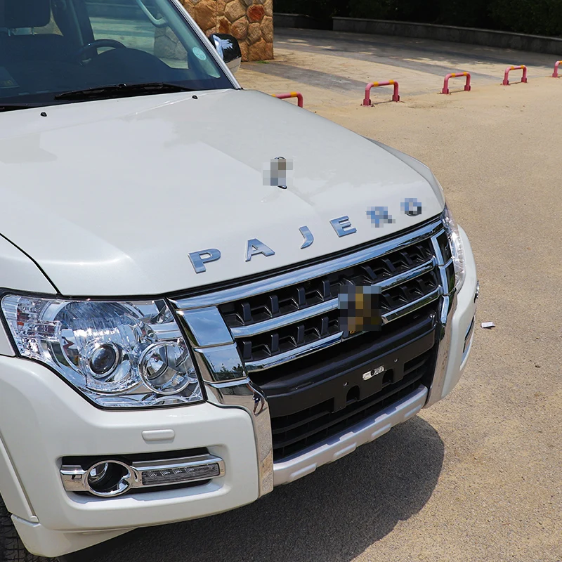 Car Cover Letter Mark Platinum Shine  modification Zinc alloy plating High quality Auto parts wholesale for Mitsubishi Pajero
