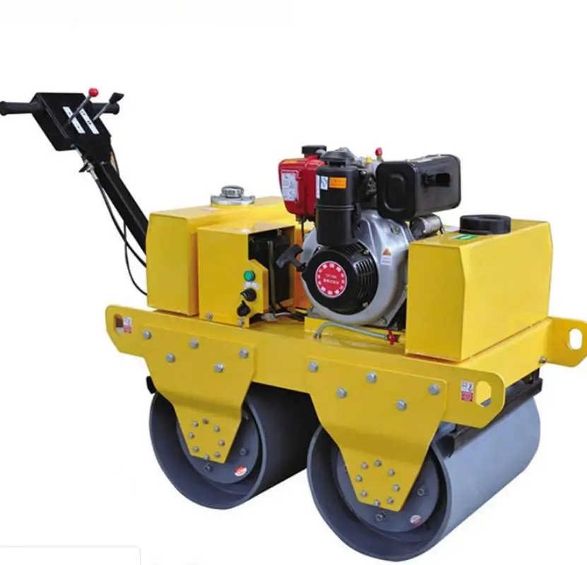Small Road Roller 1 Ton Driving Roller Hand Push Small Compactor Single Drum Roller Mini Road