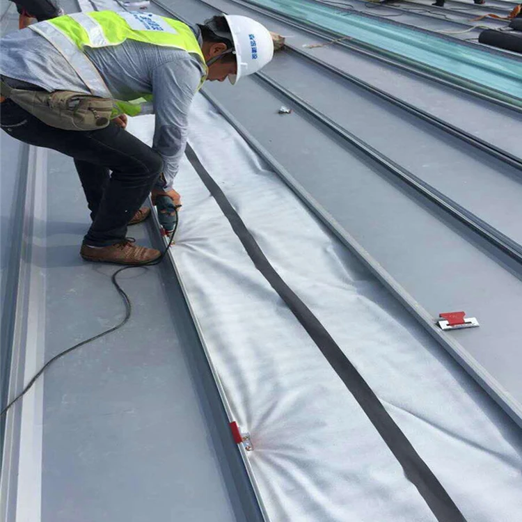 3 layers Pe film Pp nonwoven Waterproof Damp Proof Membrane course for Bathroom Floor Waterproofing Material