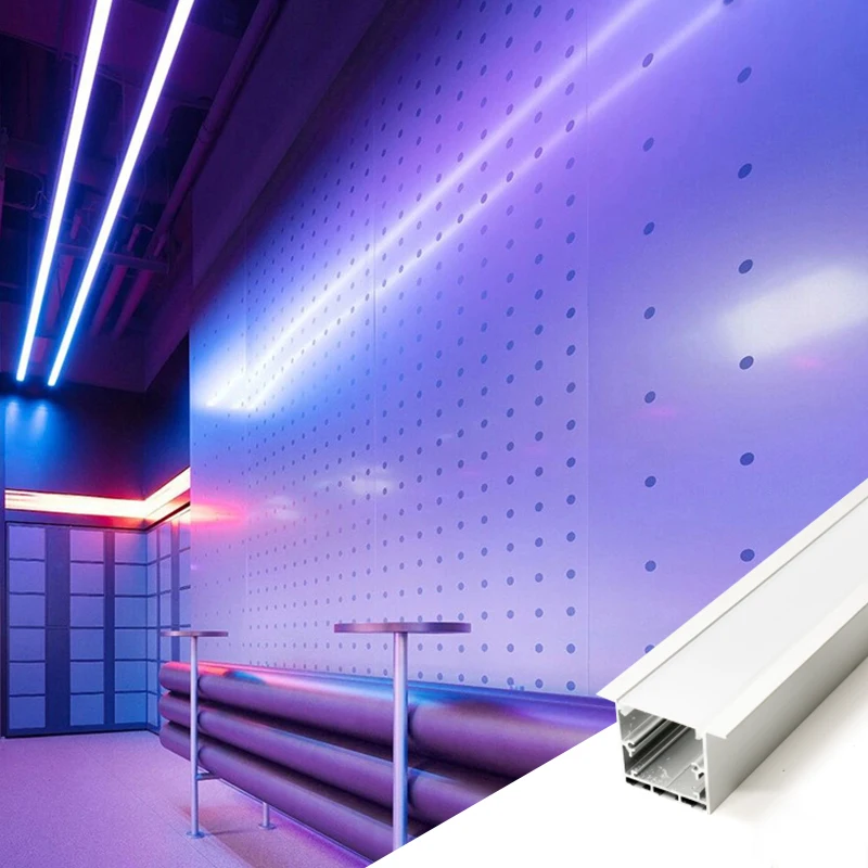 High Lumen Ceiling Recessed Mounted Indoor Living Room Smart Home Lighting Aluminum Profile Led Strip Light