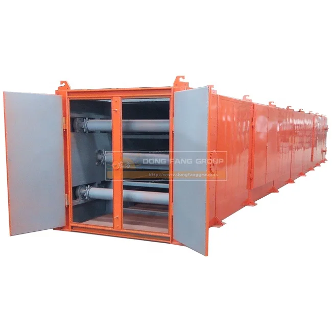 Industrial Charcoal Coal Briquettes Conveyor Mesh Belt Dryer Chemical Mesh Belt Drying Machine for sale