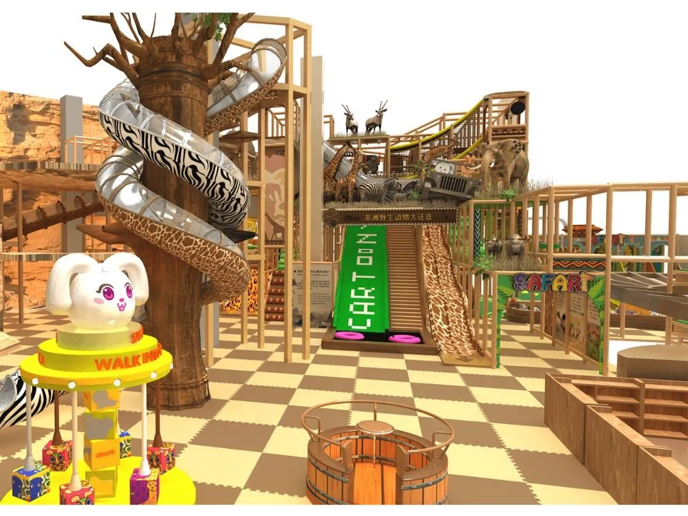 safari theme kids zone soft play area amusement equipment safari indoor park kids play area