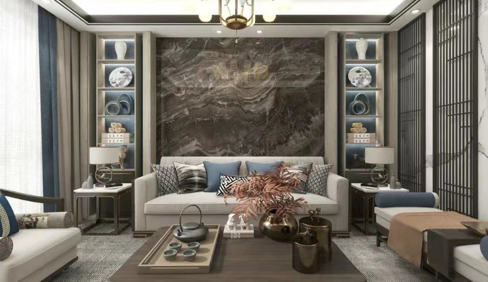 2.5 2.8 3 mm UV Marble PVC Wall Panel for  Kitchen Cabinet Interior Decoration waterproof  3D Print UV Marble Sheet Wall Board