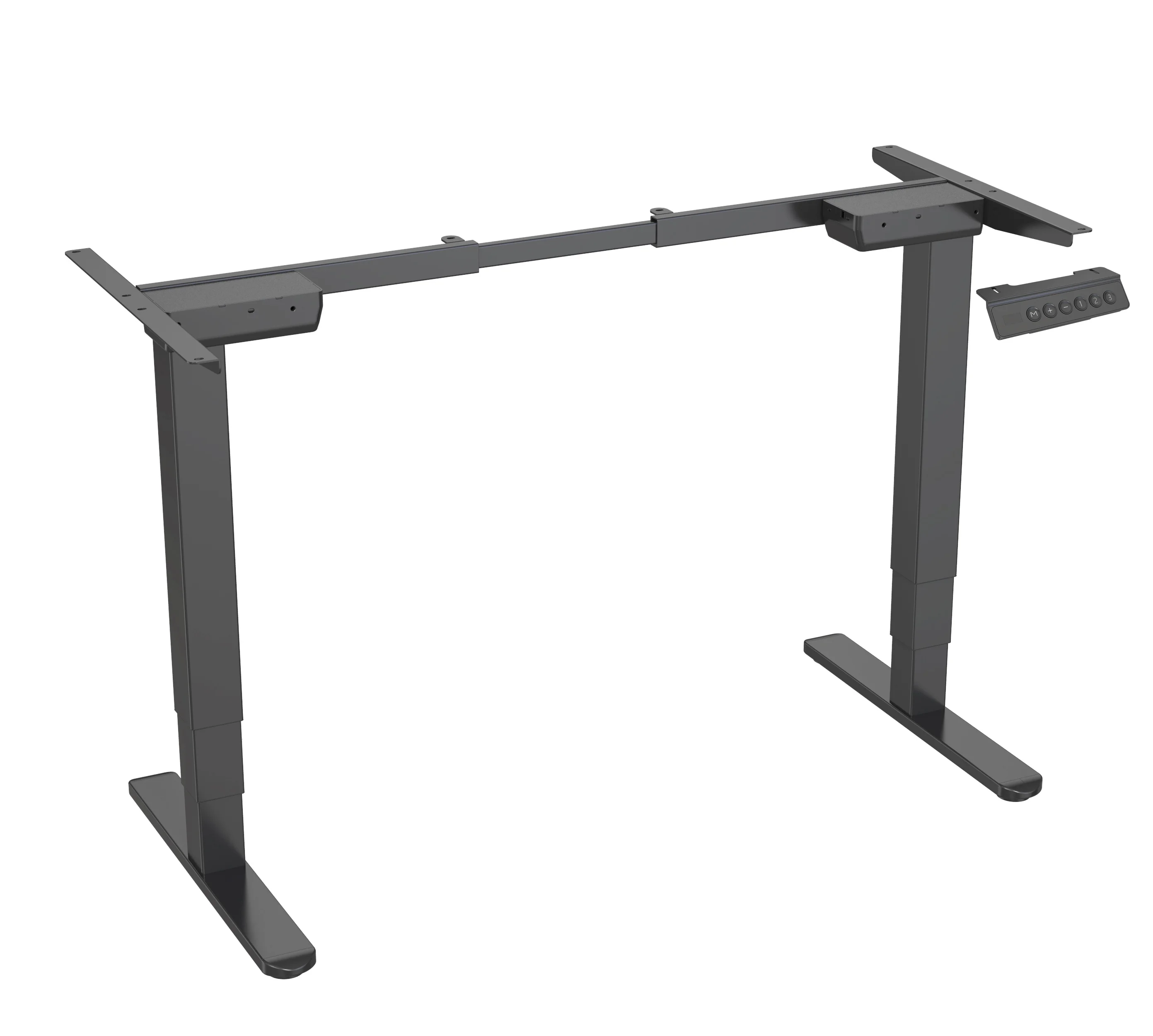 V-mounts commercial dual motors sit-stand desk for home with reversed square column VM-JSD2-01-D